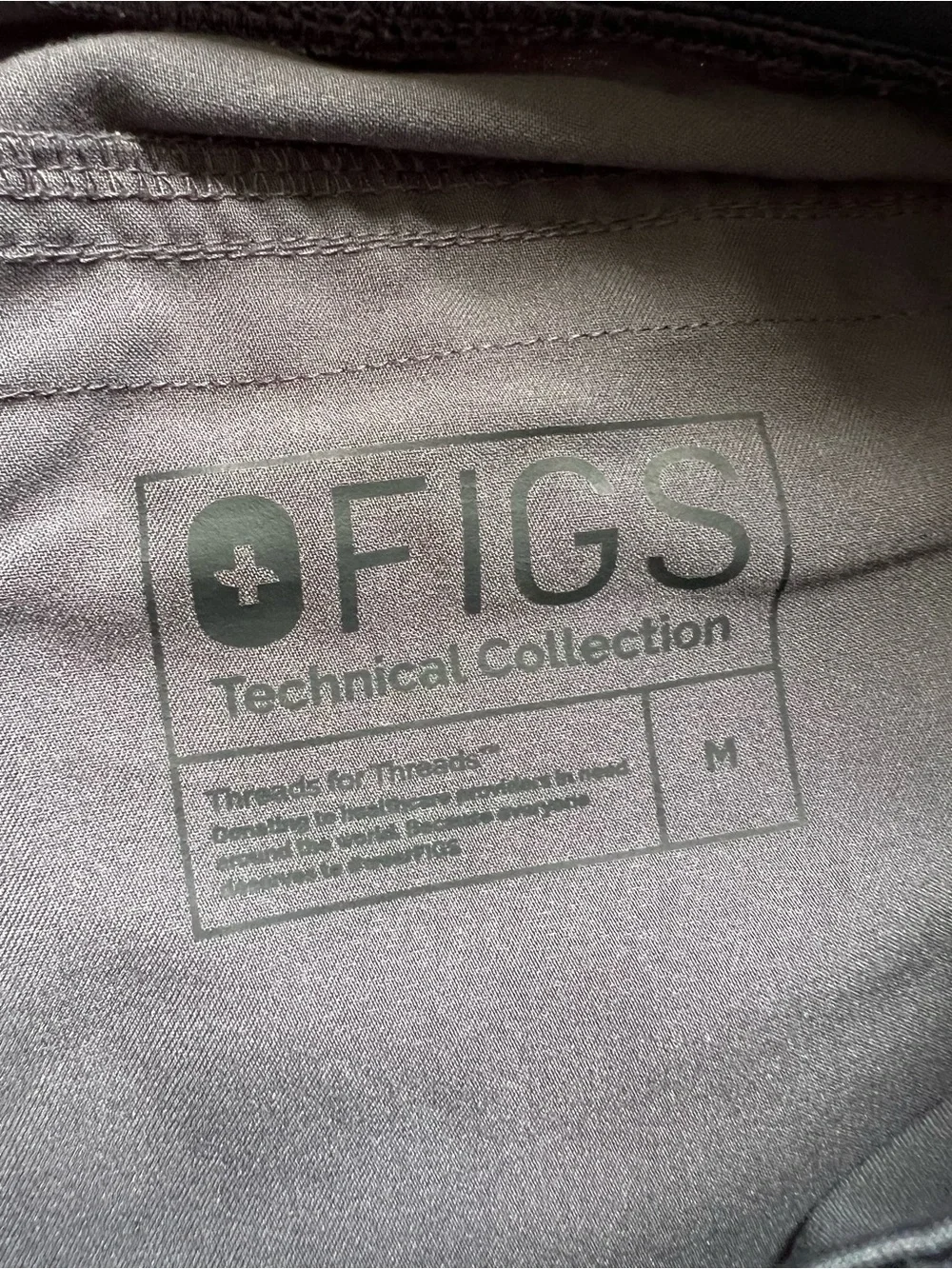 Figs Mens Slim Axim Scrub Pants Straight Leg 7 Pocket Charcoal Gray Medium